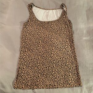 The Storq Leopard Print maternity tank top